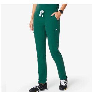 Figs Yola Skinny Pants Sz Small Hunter Green
